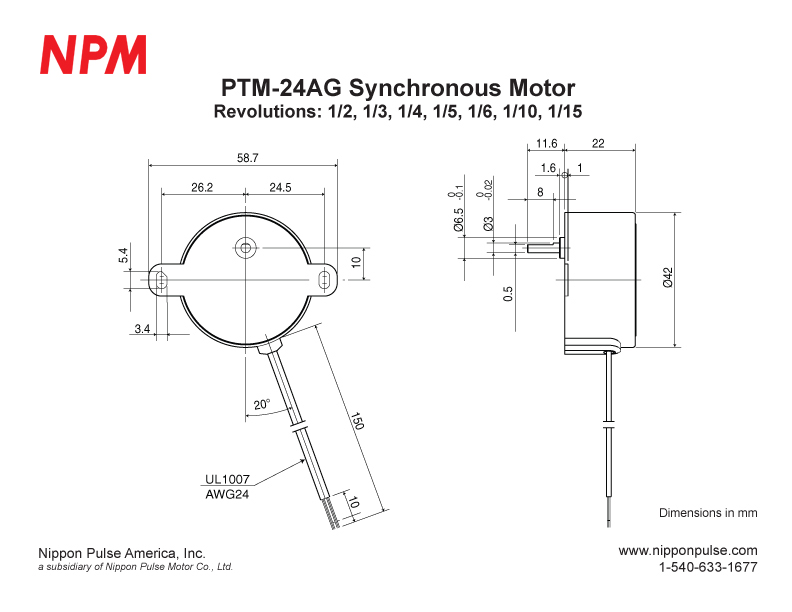 PTM-24AG(1/900) system drawing